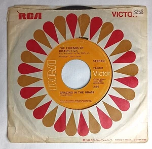 60s R&B 45 HEAR The Friends of Distinction GRAZING IN THE GRASS 1969 RCA Victor  - Picture 1 of 5