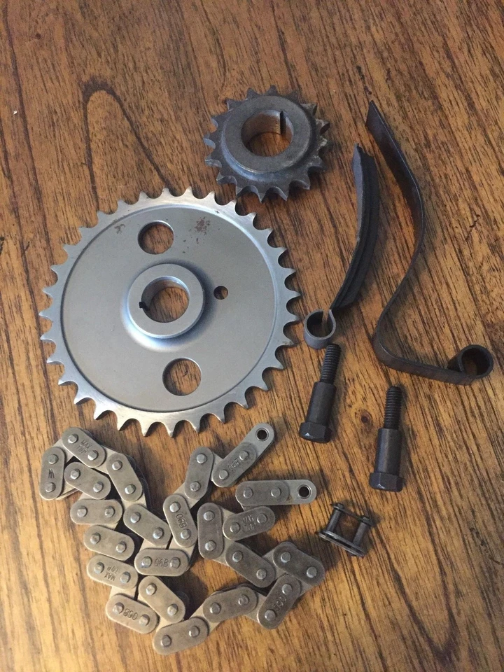 ВИНТАЖНЫЙ BMW R24 R25 НОВЫЙ МЕХАНИЗМ ГАЗОРАСПРЕДЕЛЕНИЯ, ЦЕПЬ + НАТЯЖИТЕЛЬ КОМПЛЕКТ НОВЫЙ - Изображение 1 из 1