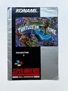 Hinweis - Turtles In TIME - PAL NOE - Super Nintendo SNES Handbuch - Bild 1 von 3