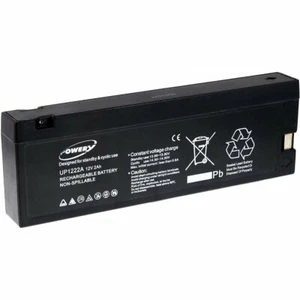 Potężny akumulator żelowo-ołowiowy do Panasonic typ VW-VBM10E 12V 2000mAh / 24Wh kwasowo-ołowiowy schw - Zdjęcie 1 z 1