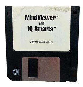 MindViewer und IQ Smarts Diskette Neuralytic Systems Software 1990 Vintage - Bild 1 von 3