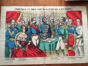 RETRATOS SOBERANOS DE L'EUROPE. Gran Imagen de Houston Finales XIX. - Imagen 1 de 4