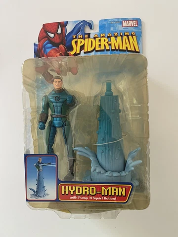 Marvel The Amazing Spider-Man Hydro-Man Action Figure Toy Biz 2006 Cover
