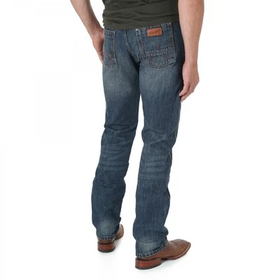 Jeans masculino Wrangler Retro® slim fit perna reta Dark Knight 88MWZDK - Imagem 1 de 2