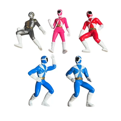 Lote De 5 Figuras De Colección Power Rangers Lightspeed Rescue 2000 McDonald's 4" Foto 1 de 4