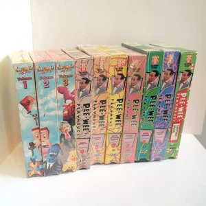 Vintage Peewee's Playhouse VHS Collection Volume 1 2 3 4 5 6 7 8 10 Christmas - Picture 1 of 18