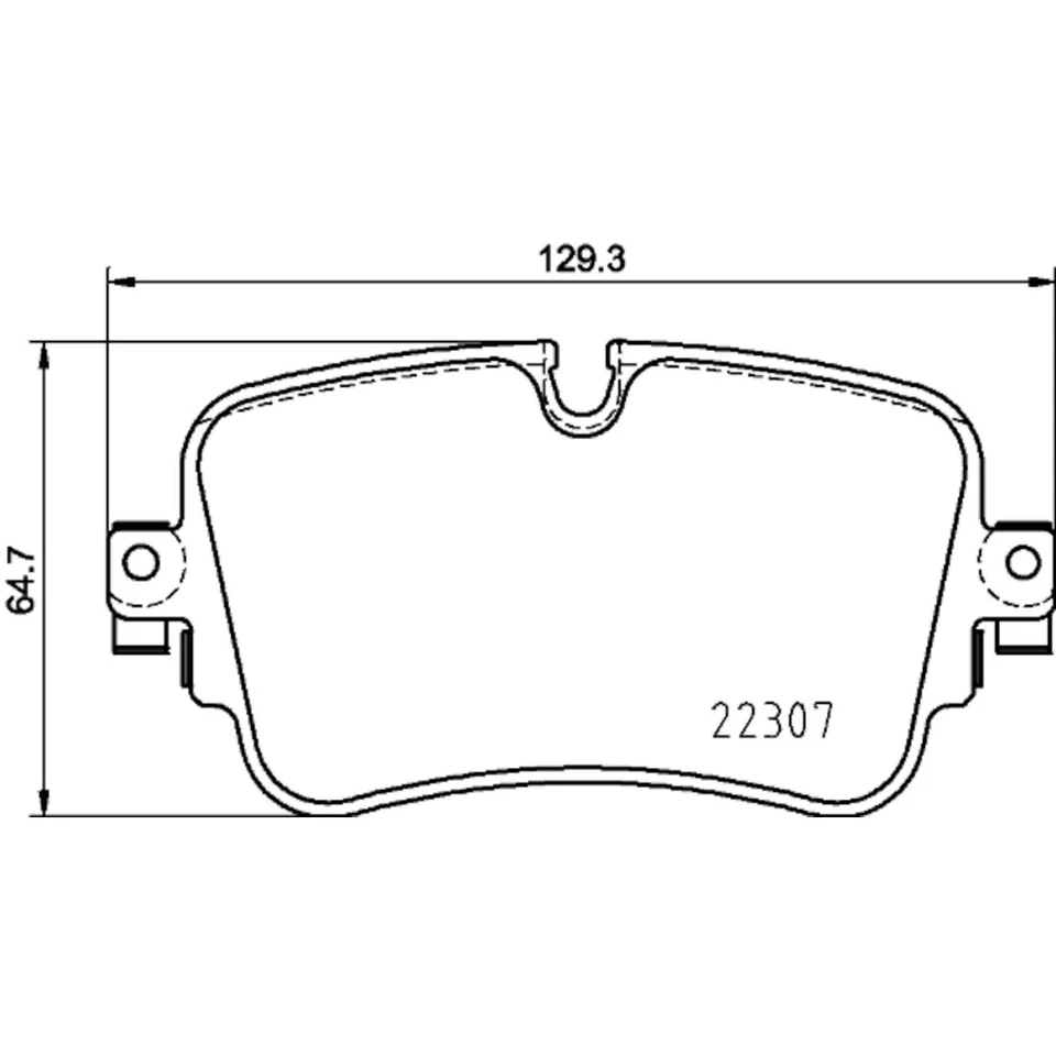 Juego de pastillas de freno de disco Hella Pagid 355025681 para modelos seleccionados de Audi 17-21 Foto 1 de 4