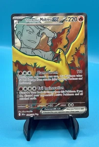 Pokémon TCG Team Rockets Moltres EX Full Art 208/182  - Bild 1 von 2