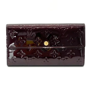 Louis-Vuitton Long Wallet Vernis Monogram Porte-Fouil Sarah Authentic - Picture 1 of 16