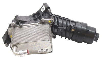 ORIGINAL BMW G30 LCI 530d 8586674 Ölfilter Ölfiltergehäuse Ölkühler   --45Tkm-- - Image 1 of 4
