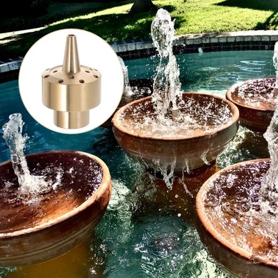  Säulenbrunnen-Sprühkopf, Brunnen-Wasser-Sprühkopf, Teich-Garten-Sprühkopf, - Bild 1 von 4