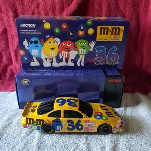 #36 Ken Schrader 2000 Grand Prix M&M's Action Limited /2508 1:24 BANK. - Picture 1 of 5