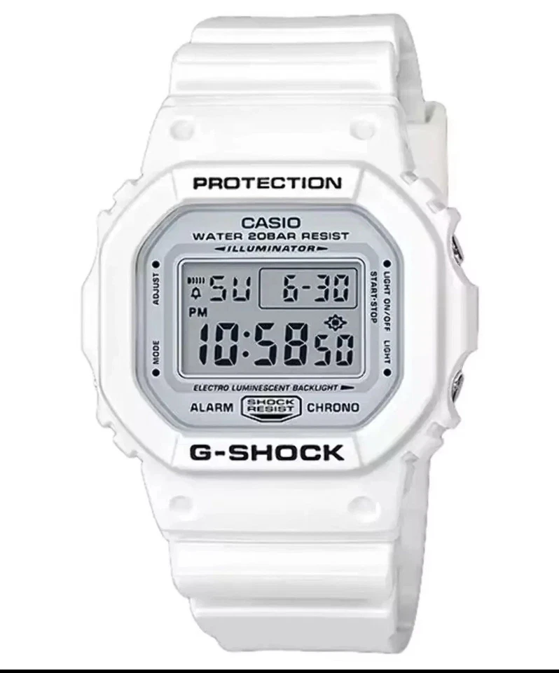 Casio Men's G-Shock Quartz White Resin Watch - DW-5600MW-7DR NEW - Image 1 of 1
