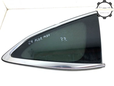 2022-2025 ACURA MDX RIGHT PASSENGER REAR QUARTER WINDOW GLASS OEM #NOTE - Image 1 of 4