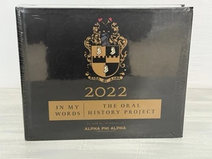 Alpha Phi Alpha 2022 In My Words The Oral History Project New Hardcover Book - Picture 1 of 6