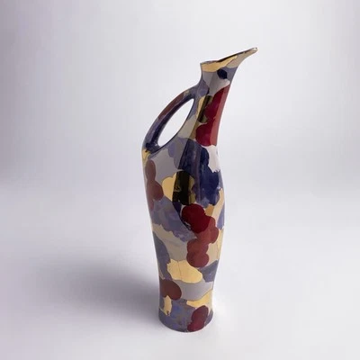 "Florero italiano moderno de mediados de siglo de Drioli 11""h" Foto 1 de 4