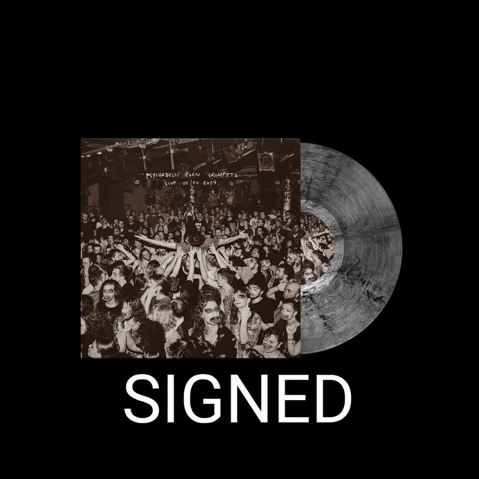 PSYCHEDELIC PORN CRUMPETS Live – UK/EU 2024 LE Smoked Marble Vinyl SIGNED - Image 1 of 1