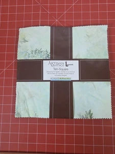 10x10 Fabric Layer Cake- Robert Kaufman Artisan Batiks Lunn Studios - Picture 1 of 5