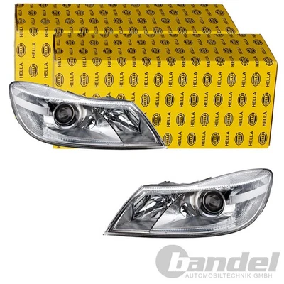 2x HELLA HALOGEN SCHEINWERFER SATZ passend für SKODA OCTAVIA LINKS+RECHTS - Bild 1 von 4