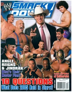 WWE MULTI-SIGNED X7 January 2005 Ruthless Aggression Licensed Wrestling Magazine - Picture 1 of 10