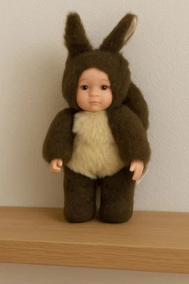 Muñeca bebé Anne Geddes traje de ardilla marrón disfraz de felpa 12” coleccionable Foto 1 de 4