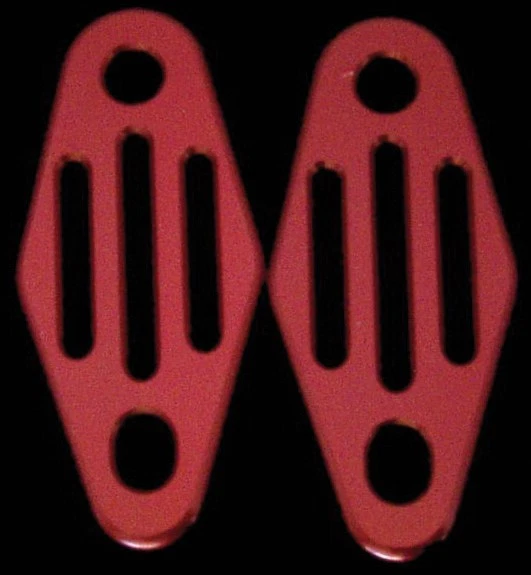 Perchas de escape delanteras pulidas Modquad para Yamaha Banshee 350 1987-2006 Foto 1 de 1