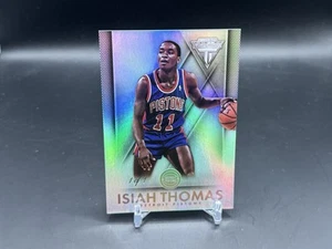 2013-14 Panini Titanium Isiah Thomas #181 Platinum 1/1 Pistons HOF - Picture 1 of 2