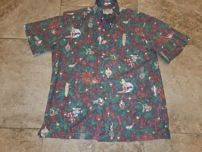 Ex+ Reyn Spooner Hawaiian Christmas Mele Kalikimaka Limited Edition 2022 Size M - Image 1 of 4