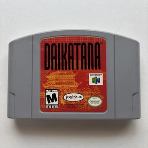 Daikatana Nintendo 64 N64 Auténtico Limpio Probado Súper Raro Kemco Juego Retro - Imagen 1 de 11