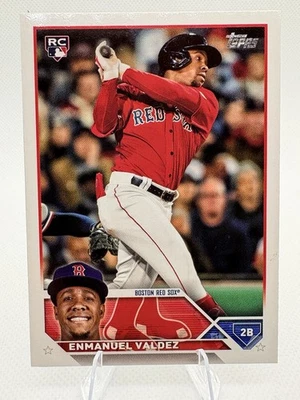 2023 Topps Update Series - Enmanuel Valdez #US310 (RC) Boston Red Sox Rookie - Image 1 of 2