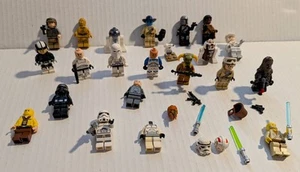 Lego Star Wars Minifiguren & zusätzliche Teile Lot. Großer Spaß!!  Wie Ist.  - Bild 1 von 3