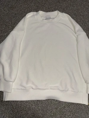 Sudadera Pullover Varley Manning -Pequeña- Marfil Cremalleras Laterales Acanaladas - Para Mujer’s XL Foto 1 de 4