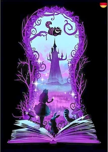 NAIMOER Princess Diamond Painting Kits für Erwachsene Kinder, 5D Diamant  - Bild 1 von 6