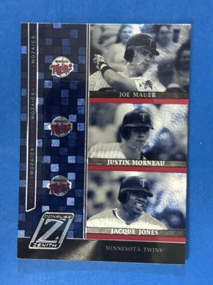 Donruss Zenith Mozaics Joe Mauer/Justin Morneau/Jacque Jones Twins 2005 Foto 1 de 2