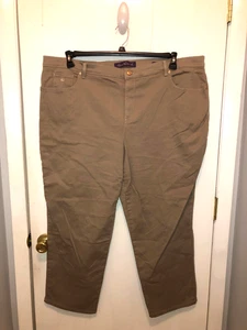 Jeans Gloria Vanderbilt Amanda Plus Talla 24W Cortos Beige 46X28 - Imagen 1 de 4