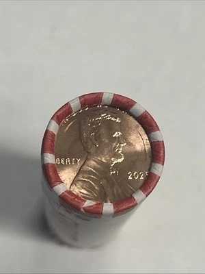 1 Roll 2025-P Lincoln Penny Shield Cent Uncirculated from box, FREE SHIPPING - Image 1 of 3