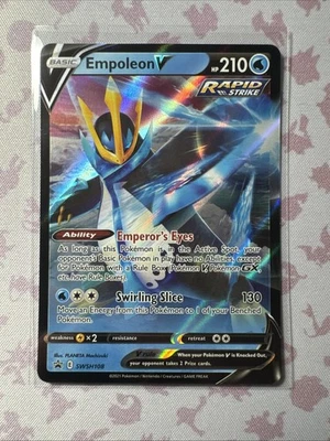 Empoleon V - SWSH108 - Pokemon Promo Sword & Shield Ultra Rare Holo Card NM - Image 1 of 2