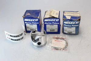 3172P2 Wiseco 1995-98 Piston Set rep Johnson Evinrude 50 55 + HP .020 OS NOS - Picture 1 of 5