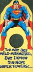 COLLECTIBLE 1978 DC COMICS SUPERMAN MARK 1 BIRTHDAY CARD NO. 2 SUPERMAN/FRIENDS 