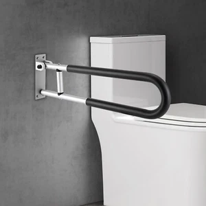 Bathroom Toilet Handrail Grab Bars Safety Hand Rail For Seniors Elderly Disabled - Bild 1 von 15