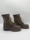 Hawx Men's Waterproof Insulated Logger Work Boot Composite Toe Brown Size 10D