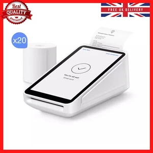 Square All-In-One Mobile Card Terminal Payment Contactless + 20 x Receipt Rolls - Picture 1 of 9