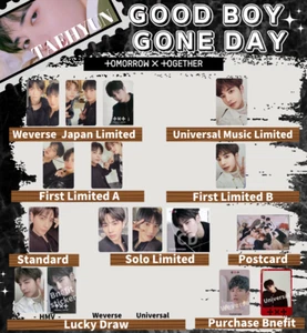 TXT TAEHYUN GOOD BOY GONE BAD Photo card TOMORROW X TOGETHER PhotoCard GBGB MOA - Picture 1 of 59