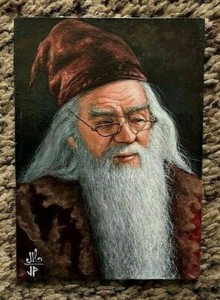 HARRY POTTER ORIGINAL SKETCH CARD ACEO PSC JASON POTRATZ JACK HAI DUMBLEDORE