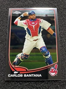 Carlos Santana #21 2013 Topps Chrome Baseball Menge Cleveland Indians - Bild 1 von 2