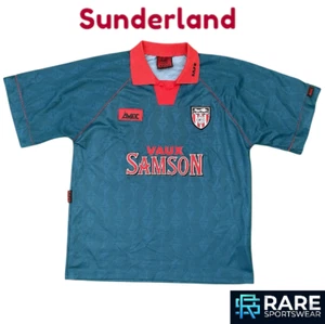 VINTAGE AUTHENTIC SUNDERLAND 1994-95 AWAY FOOTBALL SHIRT MEDIUM ADULT (V GOOD) - Picture 1 of 7