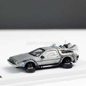 MJ 1/64 Scale For Back to the Future DeLorean Time Machine3 Diecast Collection - Picture 1 of 5