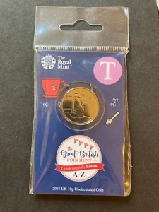 2018 T TEAPOT 10p A - Z Alphabet LETTER UNCIRCULATED CARDED SEALED ROYAL RRP £10 - Picture 1 of 1