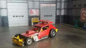 Hot Wheels Greased Gremlin Black Wall 1978 Red & Yellow base made in Malaysia - Picture 1 of 5