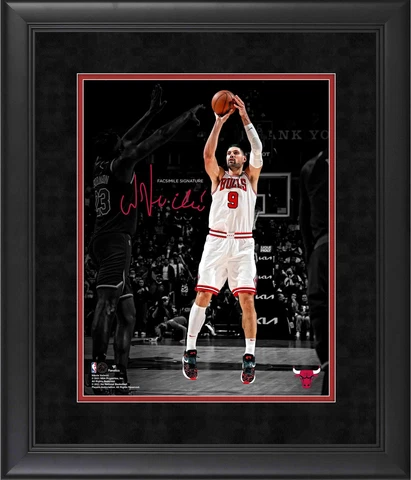 Nikola Vucevic Chicago Bulls Framed 11" x 14" Spotlight Photograph Cover